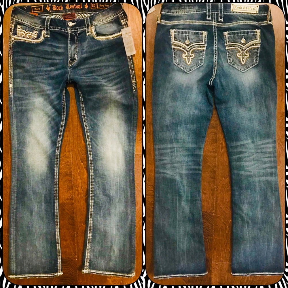 Rock Revival Easy Boot Cut Jeans